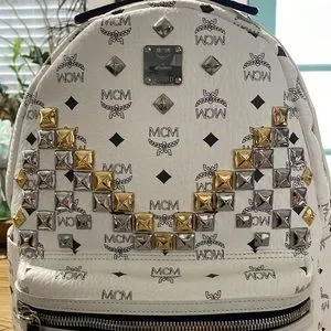 (MT159) Authentic MCM Visetos Stark Stud Large Backpack MCM | Bags | Mt59 Authentic Mcm Visetos Stark Stud Large  main image 4